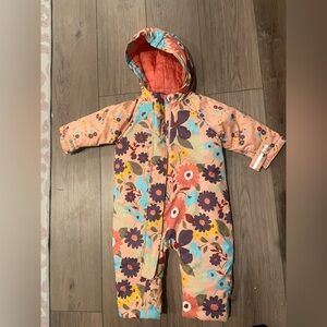 Hanna Andersson Floral Quilted Snowsuit